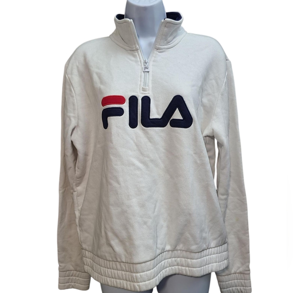 FILA  Quarter-Zip Sweatshirt M